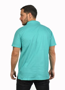 Camiseta tipo polo Hamer con bolsillo para hombre