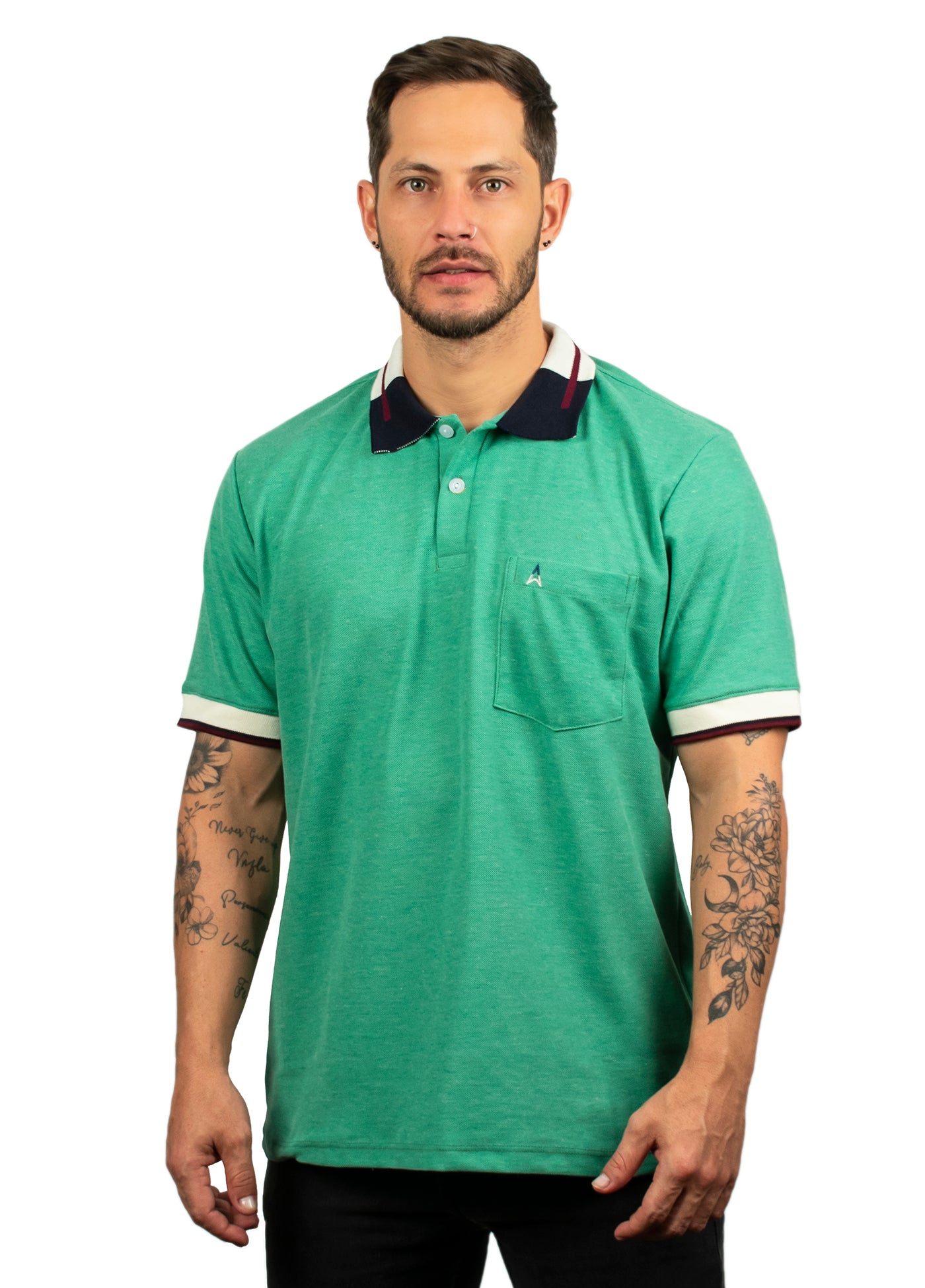 Camiseta tipo polo Hamer con bolsillo para hombre