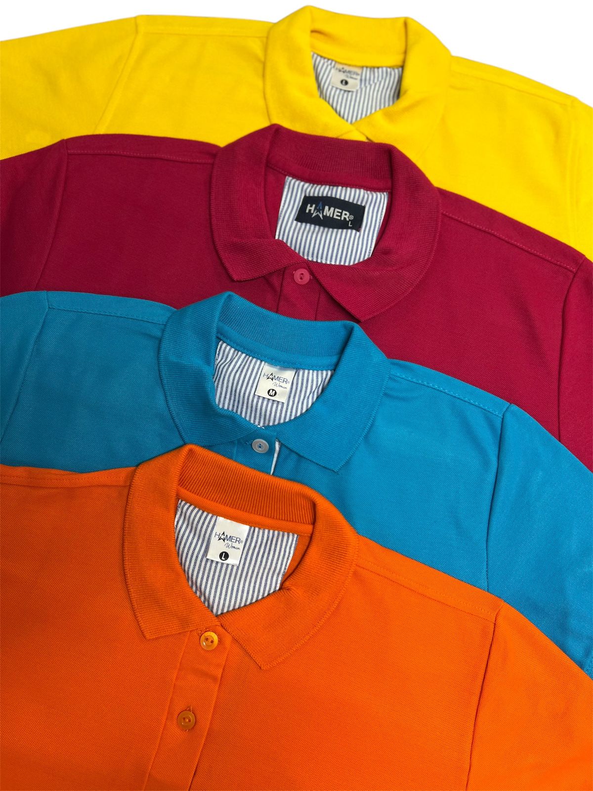 Camisetas polo Hamer combo X4