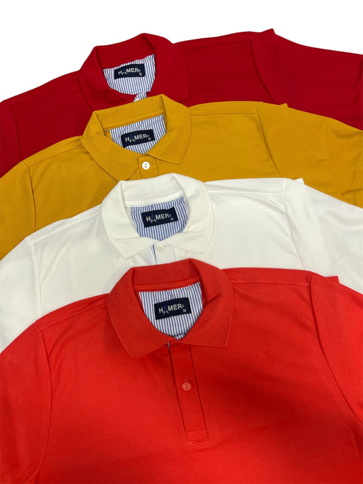 Camisetas polo Hamer combo X4